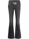 Diesel 1969 D-ebbey 0ckah Bootcut Jeans In Black