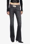 Diesel 1969 D-ebbey 09b90 Bootcut Jeans In Black