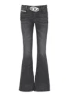 Diesel 1969 D-ebbey Bootcut Jeans In Black