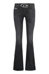 Diesel 1969 D-ebbey Bootcut Jeans In Black