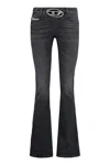 Diesel 1969 D-ebbey Bootcut Jeans In Black