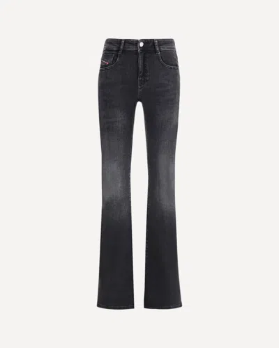 Diesel 1969 D-ebbey Bootcut Jeans In Black