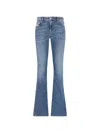 Diesel 1969 D-ebbey Low-rise Slim-fit Bootcut Jeans In Blue