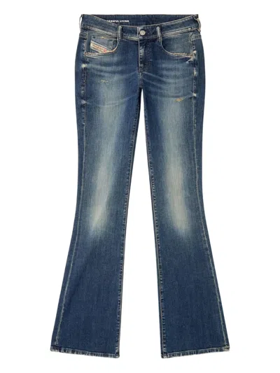 Diesel 1969 D-ebbey Bootcut Jeans In Blue
