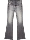 Diesel 1969 D-ebbey 09k99 Bootcut Jeans In Grey