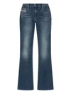 Diesel 1969 D-ebbey Distressed Jeans In Blue