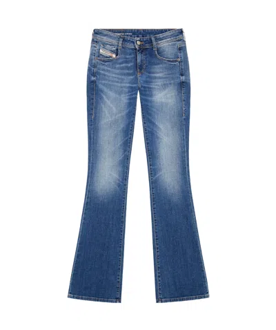 Diesel 1969 D-ebbey Flare Jeans In 01