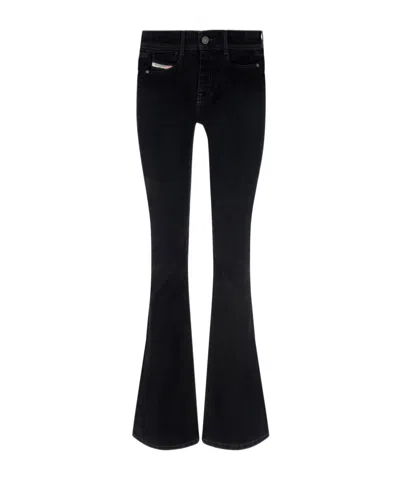Diesel 1969 D-ebbey Flared Jeans In Black