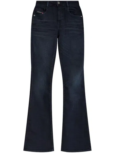 Diesel 1969 D-ebbey Flared Jeans In Blue