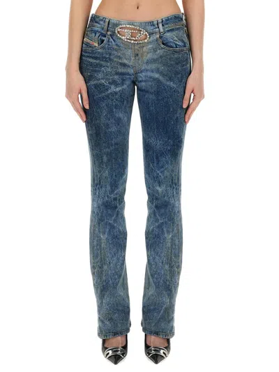 Diesel Women "1969 D-ebbey-fse" Jeans In Navy