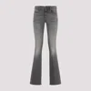 Diesel Five-pocket Design Flared Jeans In Gray