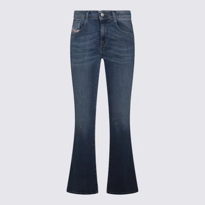 DIESEL DIESEL BLUE COTTON DENIM JEANS