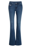 Diesel Bootcut E Flare Jeans In Blue