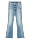 Diesel 1969 D-ebbey Low Waist Bootcut Jeans In Blue