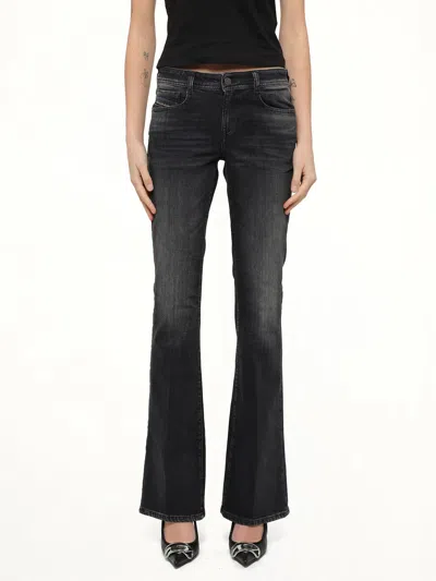 Diesel 1969 D-ebbey Bootcut Jeans In Black