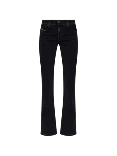 Diesel 1969 D-ebbey-t Bootcut Jeans In Black