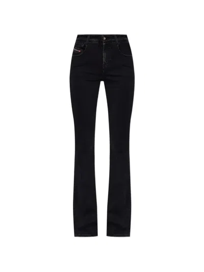 Diesel 1969 D-ebbey-t Jeans In Black