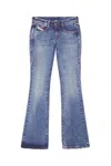 Diesel 1969 Ebbey Bootcut Flared Jeans In Blue