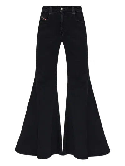 Diesel 1970 D-bleess 09n89 Jeans In Black