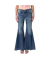 Diesel High-waisted Flared Jeans With Vintage-inspired Finish In Blue