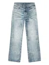 Diesel 1971 D-sent Jeans With Distressed Effect In Blue