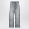 Diesel 1971 D-sent Jeans In Light Blue Stonewashed Denim Women In Gray