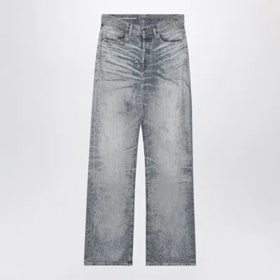 Diesel 1971 D-sent Jeans In Light Blue Stonewashed Denim Women In Multi