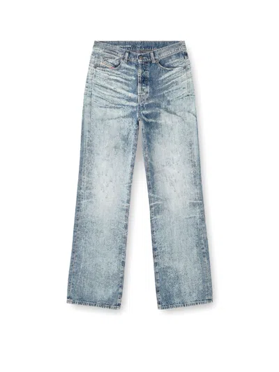 DIESEL 1971 D-SENT JEANS WITH DISTRESSED EFFECT