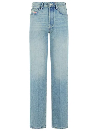 Diesel '1971 D-sent' Light Blue Cotton Jeans Women