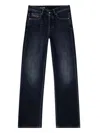 Diesel 1971 D-sent-s1 Shaded Embroidered Jeans In Blue
