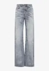 Diesel Vintage Inspired Five Pocket Denim Trousers In Blue