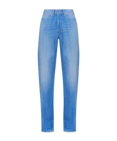 Diesel 1971 D-sent Mid Rise Jeans In Blue