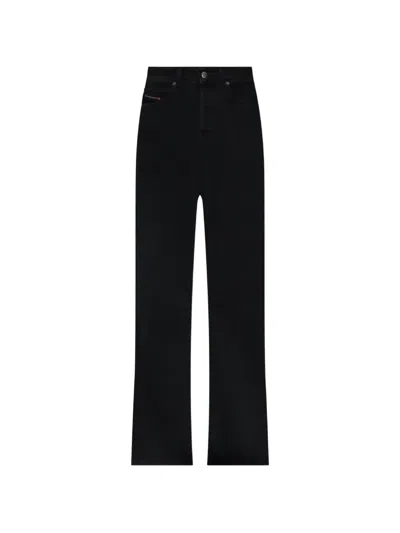 Diesel 1971 D-sent Straight-leg Jeans In Black