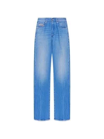 Diesel 1971 D-sent Straight-leg Jeans In Blue