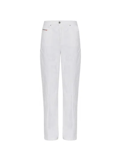Diesel 1971 D-sent Textured Jeans In White