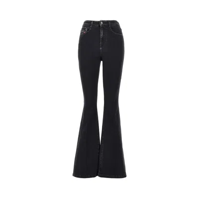 Diesel '1973 D-partt' Boothcut Jeans In Black