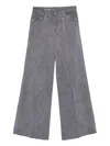 Diesel 1978 D-akemi 068sd Flare-leg Jeans In Gray