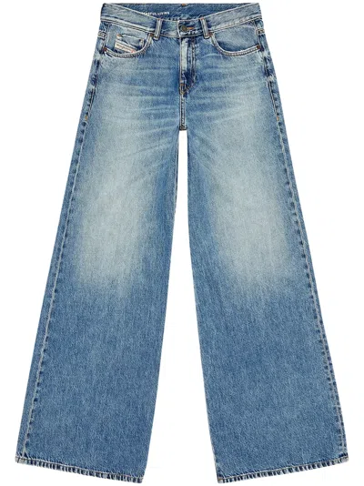 Diesel 1978 D-akemi 09h95 Bootcut Jeans In Blue