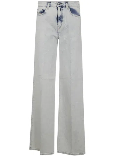 Diesel 1978 D-akemi 5 Pockets Clothing In Gray