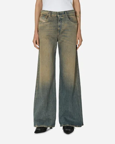 Diesel 1978 D-akemi Bootcut Flared Jeans Medium In Blue