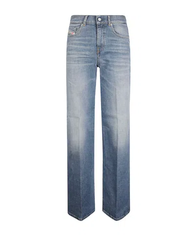 Diesel 1978 D-akemi Flare Jeans In Blue