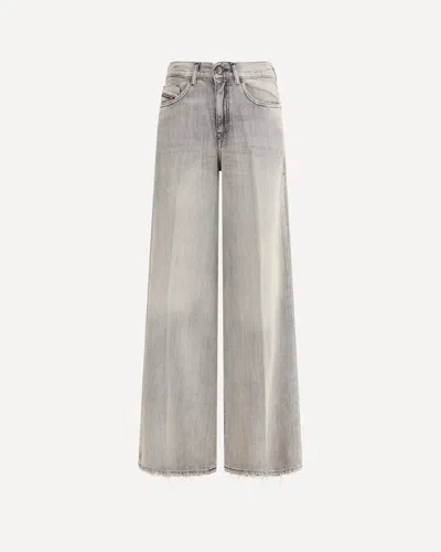 Diesel 1978 D-akemi Flare Jeans In Gray