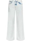 Diesel Blue Flare Jeans 1978 D-akemi 09l33 In Blue