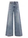 Diesel 1978 D-akemi-fsh Denim Trousers In Blue