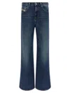 Diesel Five-pockets Flared Jeans In Blue