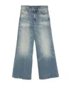 Diesel Jeans Gamba Larga In Gray