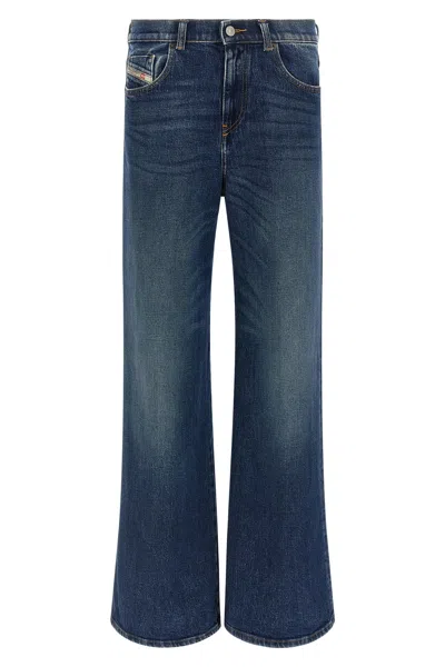 Diesel Five-pockets Flared Jeans In Blue