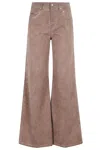 Diesel Corduroy Five-pocket Trousers In Nude