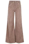 Diesel Corduroy Five-pocket Trousers In Brown