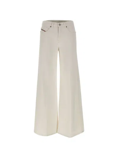 Diesel 1978 D-akemi Flared Jeans In Neutral